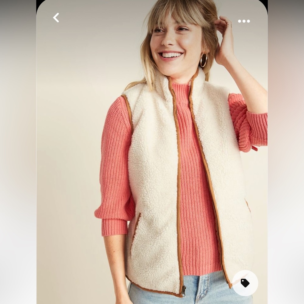 Old Navy Sherpa Vest - Size S